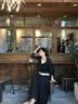 圣保美连衣裙女春秋季2026新款韩系穿搭休闲假两件连帽上衣半身裙子套装 深灰色套装 S 实拍图