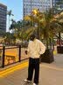 H8德训鞋男2026款春季板鞋真皮厚底莆田阿甘休闲风低帮女款运动鞋子 白黑条【莆田高品质】顺丰速发 42 实拍图