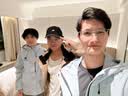 骆驼（CAMEL）【王俊凯同款】凯甲ICON冲锋衣女三合一羽绒服登山服 远山蓝，男款女生拍小1尺码，A35CAFO193 抓绒内胆 M 实拍图