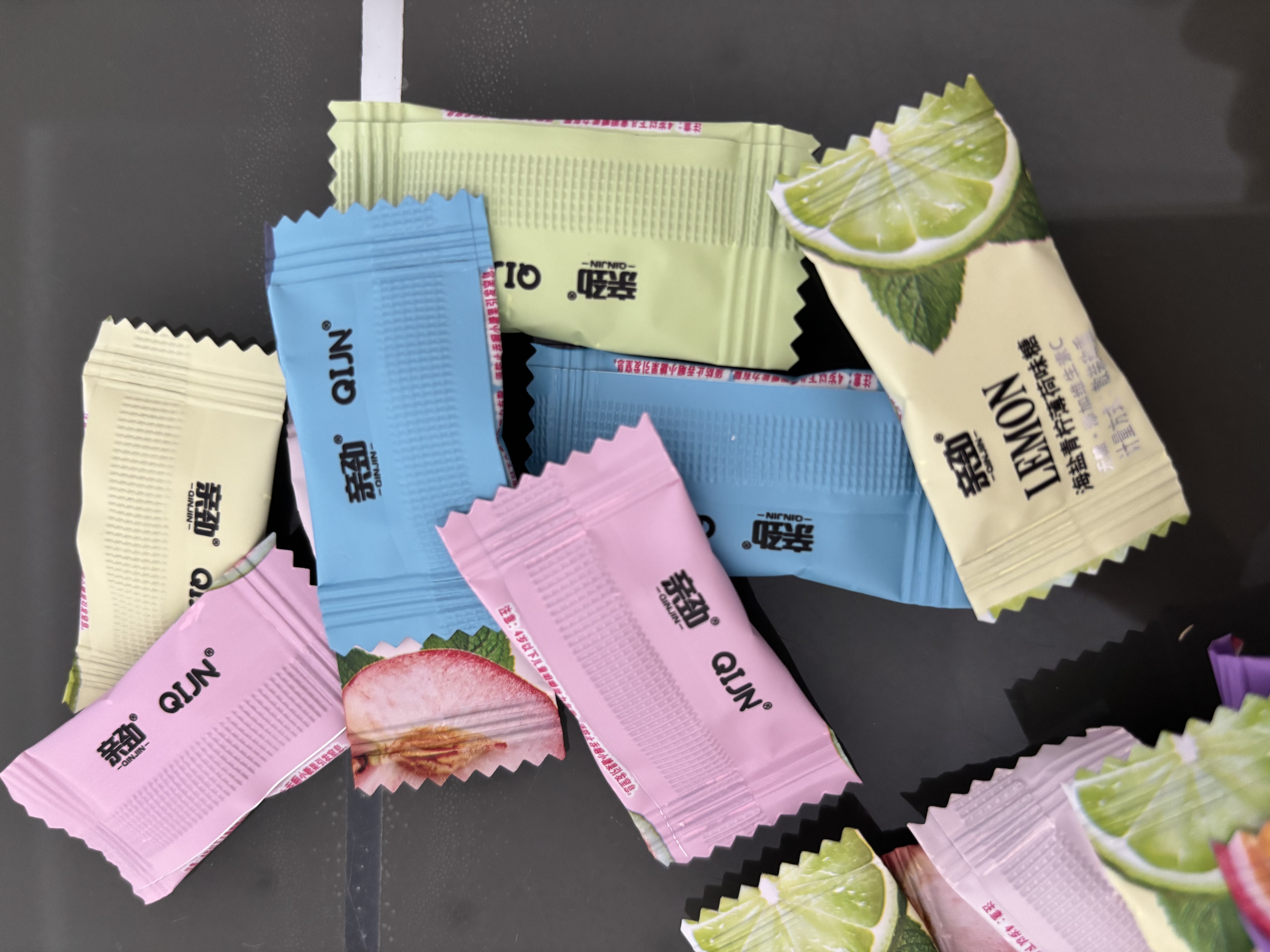 亲劲海盐无糖薄荷糖 混合口味500g 强劲清凉清新口气润喉 独立包装 实拍图