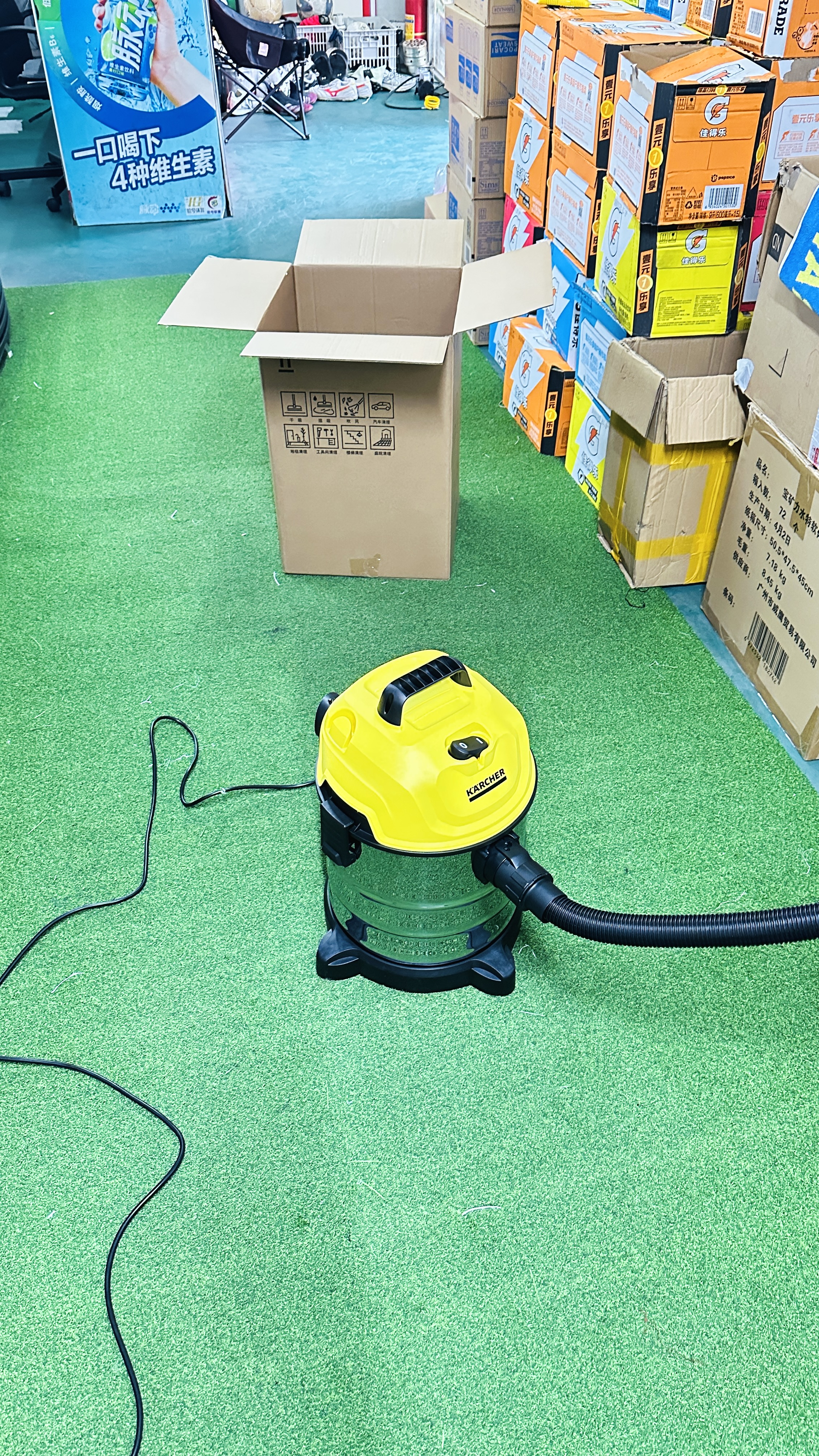 KARCHER德国卡赫 桶式吸尘器18L干湿吹三用家用工业开荒装修保洁地毯宠物大容量大功率超强吸力WD1s 实拍图