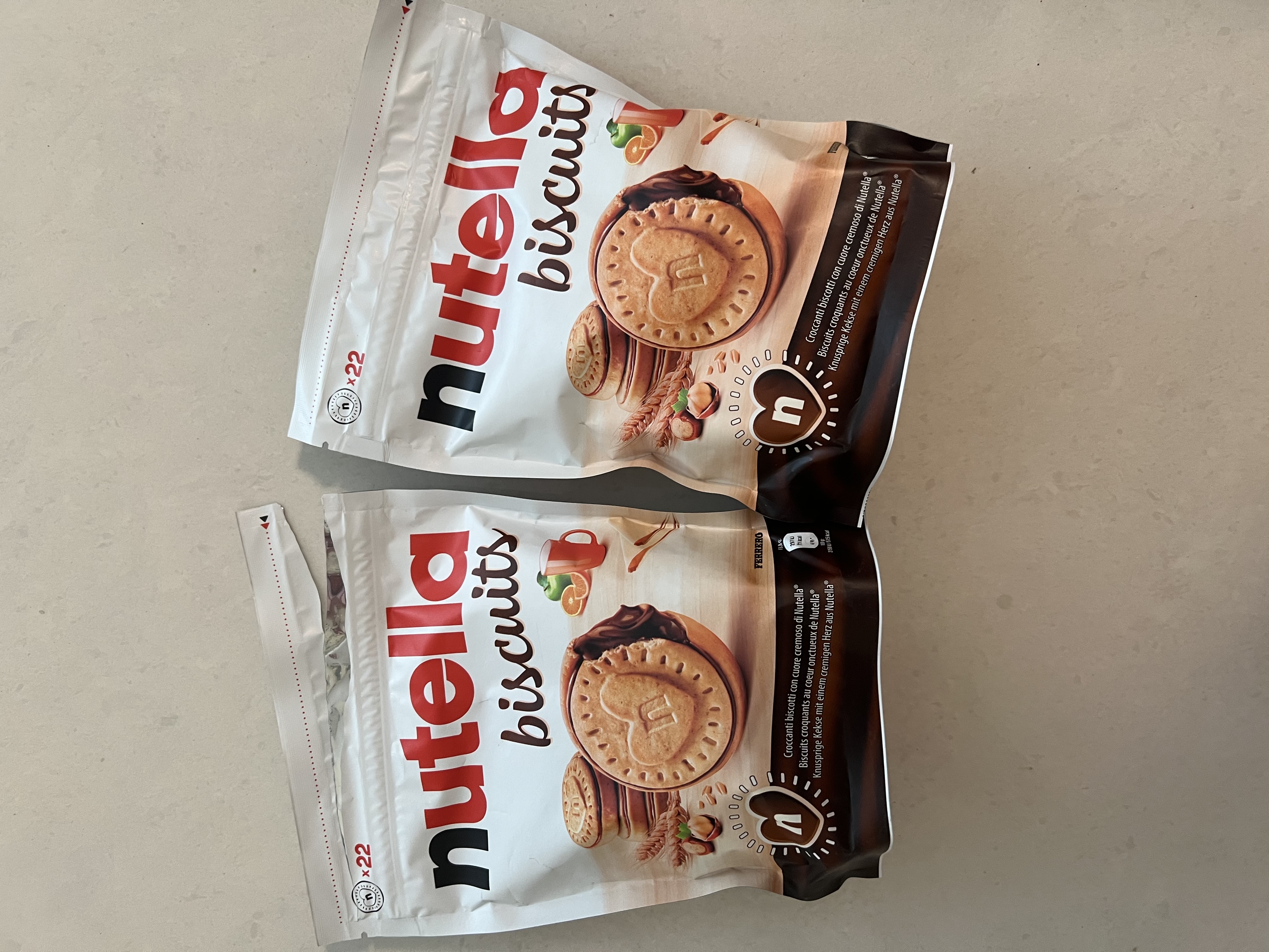 费列罗能多益Nutella巧克力夹心饼干304g 进口休闲零食早餐解馋 实拍图