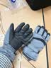 目丸保暖手套男女户外冬天骑行防寒风加绒厚触屏女防水冬季棉滑雪手套 9#深灰色 深度暖手套-男款 实拍图