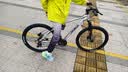 京东京造 XC350山地自行车铝合金禧玛诺21速油压碟刹成年人学生17寸时空银 实拍图