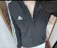 adidas休闲舒适三条纹立领夹克外套卫衣男装秋季阿迪达斯轻运动 黑色/白（推荐选大一码）   3XL 实拍图