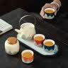 京东京造 茶杯套装手绘釉画彩茶具六色功夫茶杯节日伴手礼送礼【礼盒装】 实拍图