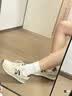 NEW BALANCENB官方秋季女款耐磨复古厚底轻便百搭休闲运动慢跑鞋WL574RCF 米白色 WL574RCF 38 (脚长24.5cm)尺码详询客服 实拍图