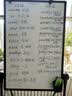 得力U型双面升降白板写字板 小黑板家用儿童教学培训记事板翻转折叠白板纸可擦磁性黑板支架式90*60cm 实拍图