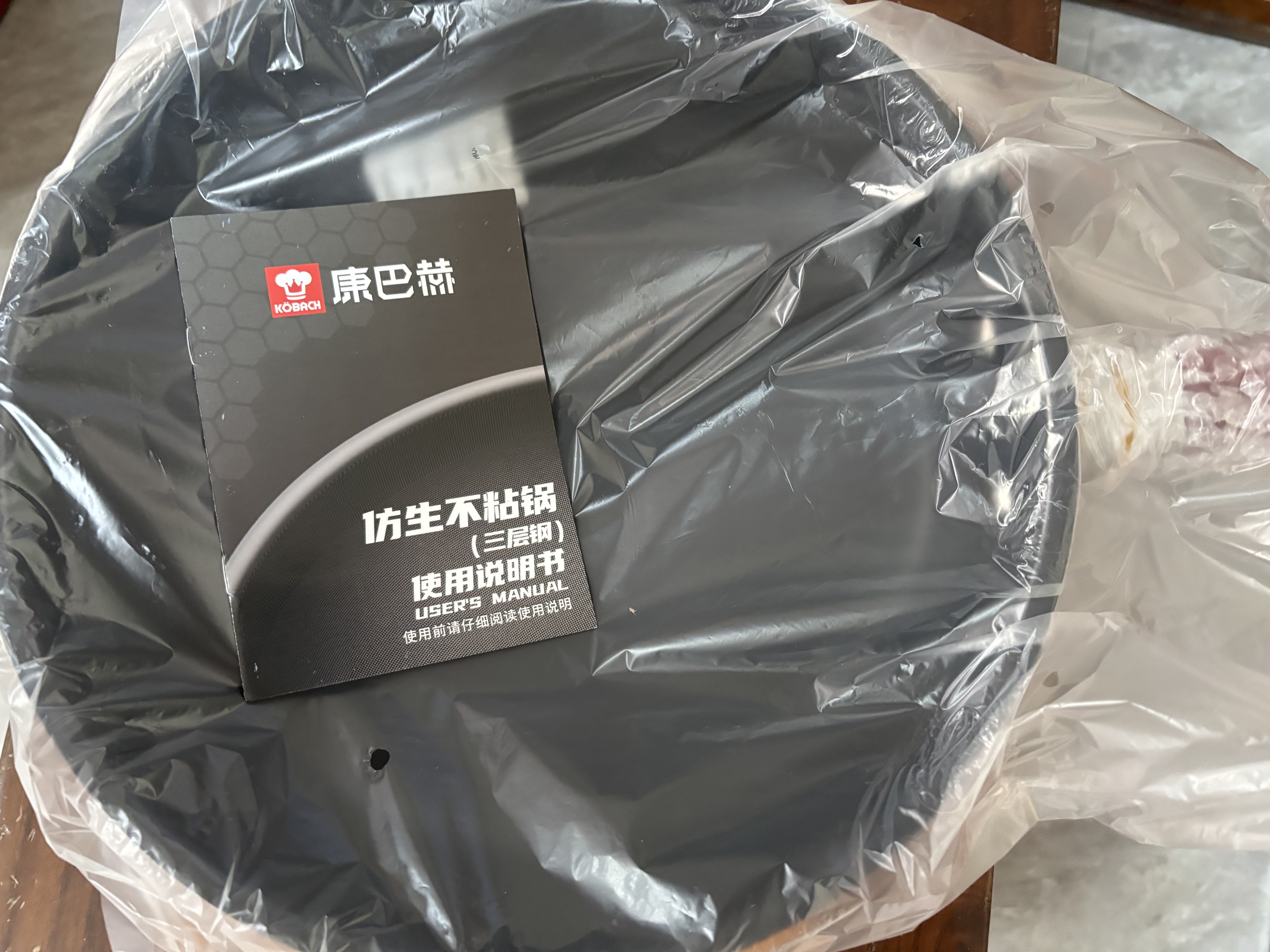 康巴赫有钛无氟涂层平底锅不粘锅煎锅不锈钢炒菜锅牛排煎炒锅燃气通用 有钛仿生不粘煎锅 28cm 【一级不粘｜8倍耐磨】 实拍图