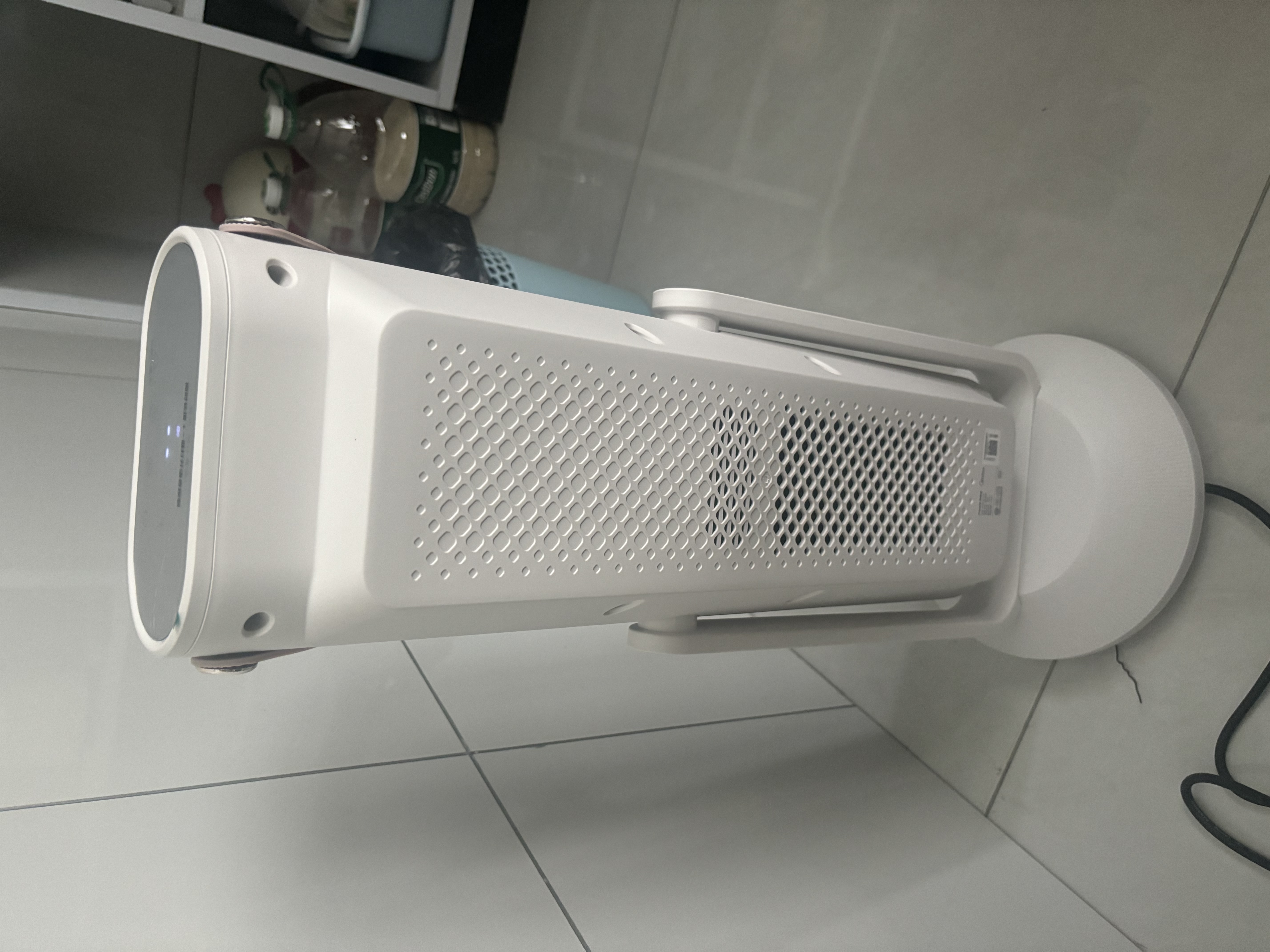 美的（Midea）【悬停定点送风】石墨烯智能语音暖风机取暖器 家用电暖气电暖器 负离子电暖风暖脚小太阳HFR20YLR 实拍图
