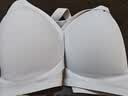 十月结晶哺乳文胸裸感透气产后喂奶孕产妇哺乳内衣 风信紫L码 实拍图