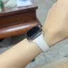 码仕适用苹果手表表带apple watch/ultra4/3/iwatch s12/11/10/9/8/7/6/SE女士硅胶亲肤小蛮腰秋冬腕带 实拍图