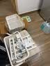 宜家（IKEA）拉斯克家居小推车置物架移动茶水桌书包架客厅厨房收纳架 大号35×45×77cm｜白色 实拍图
