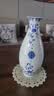 景德镇官方陶瓷客厅餐桌摆件青花玲珑工艺品电视柜花瓶高级感乔迁送礼物 青花缠枝莲玲珑瓶 实拍图