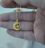 中国珠宝（Sino gem）黄金项链碎冰冰星月之恋足金999吊坠套链生日节日礼物送女友老婆 足金套链金约2.55-2.7g+玫瑰花礼盒 实拍图