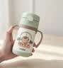 膳魔师（THERMOS）儿童吸管保温保冷杯超轻316L不锈钢学生杯幼儿园婴儿水杯TCKC 实拍图