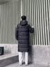 准者（RIGORER）长款羽绒服男2026秋冬新款连帽保暖防风加厚运动户外休闲情侣外套 纯正黑 L (175) 实拍图