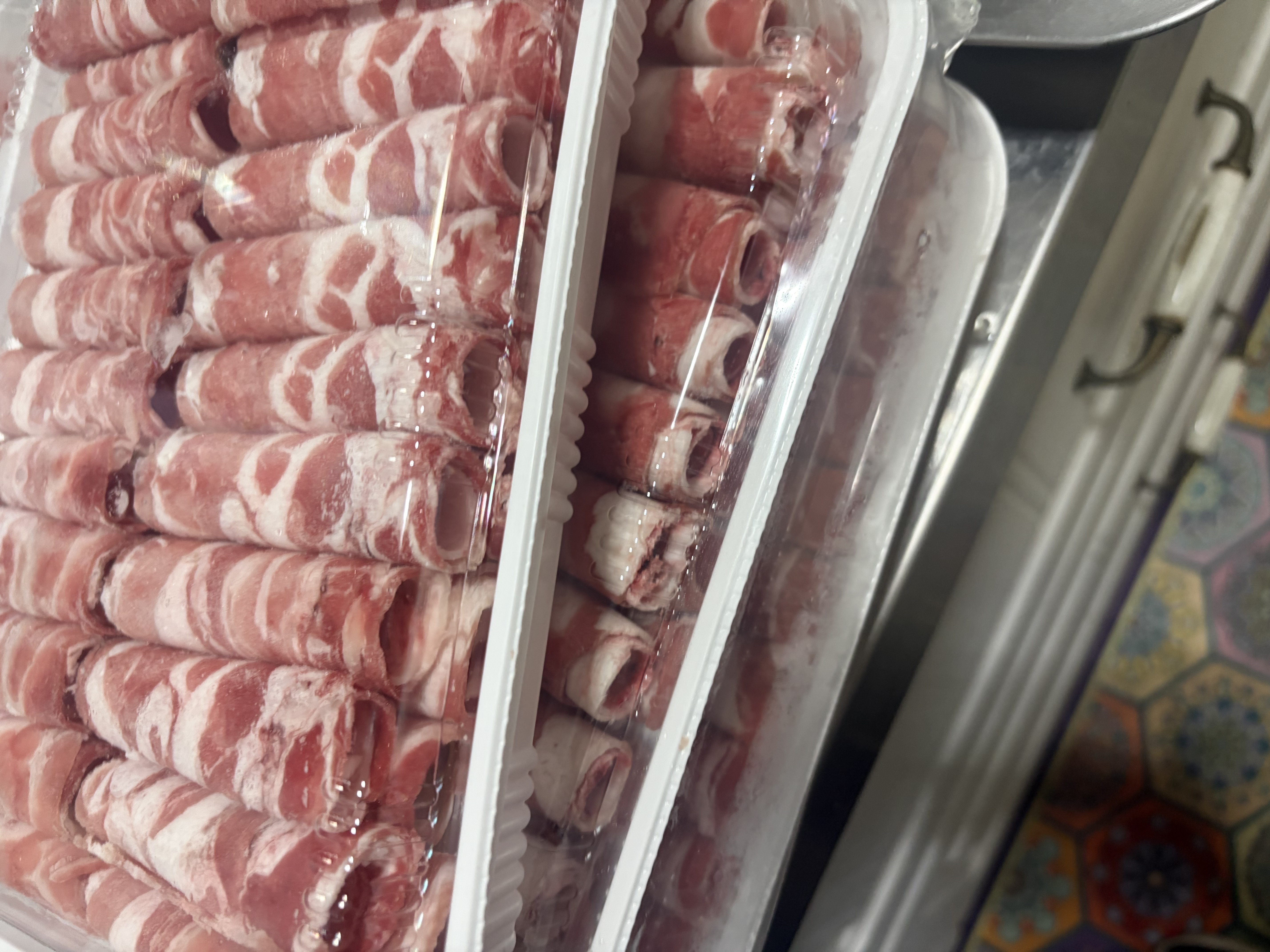 大伊&牛鲜尊 山东黄牛牛肉卷净重3斤 肥牛卷火锅健身国产牛肉 实拍图