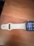 苹果applewatch手表原装硅胶运动表带iwtch S6S7S8S9S10S11适用表带 星光色S/M【全新无盒】 38/40/41mm与 42mm通用 实拍图