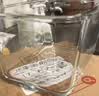 京东京造高硼硅耐热可微波分格保鲜盒学生上班族便当盒两分格700mL 实拍图