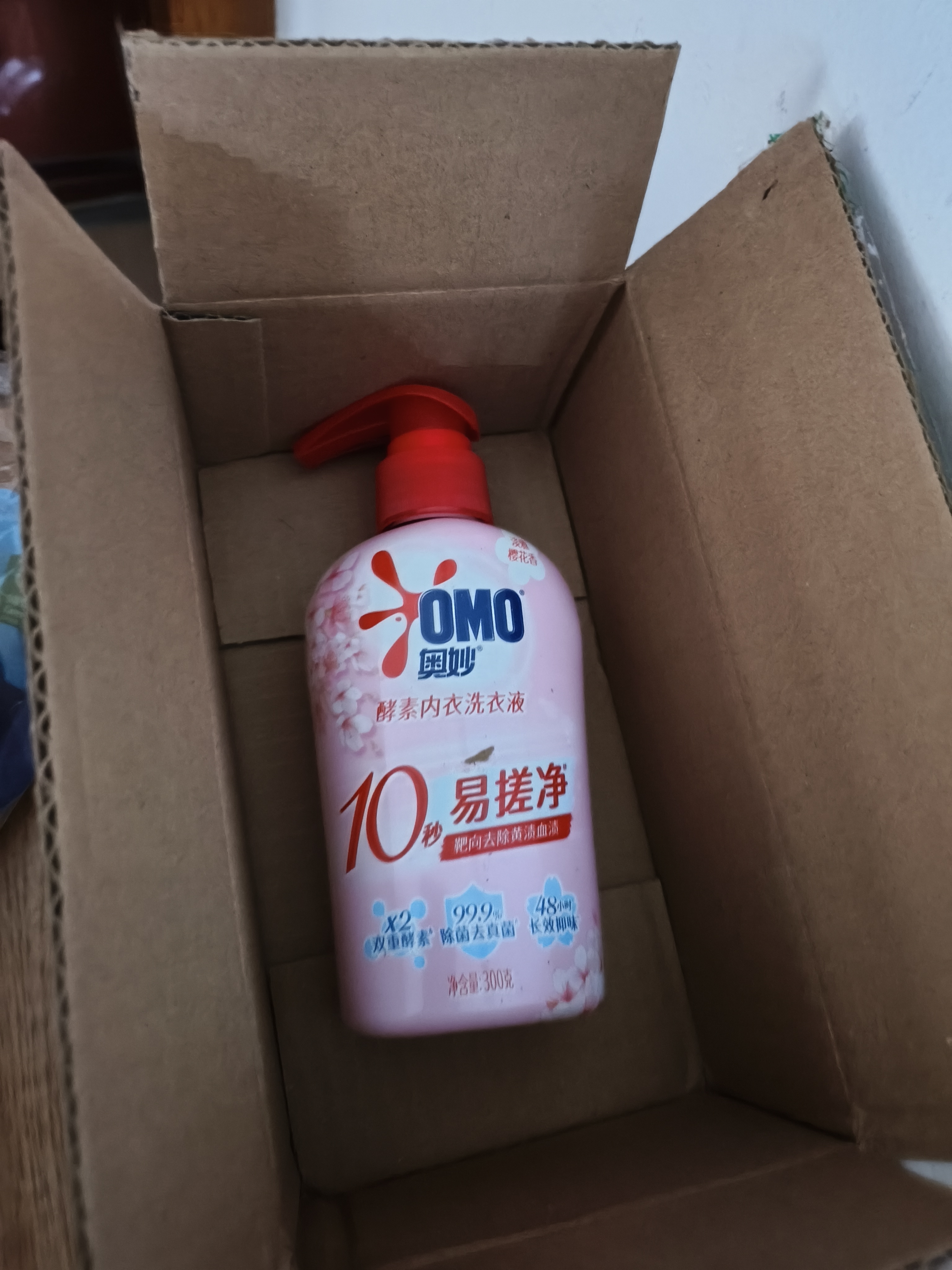 奥妙酵素内衣洗衣液樱花300G有效去除HPV黄渍血渍京东自营品质严选 实拍图