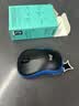 罗技（Logitech）M185鼠标 无线鼠标 办公鼠标 对称鼠标 黑色蓝边 带无线2.4G接收器 实拍图