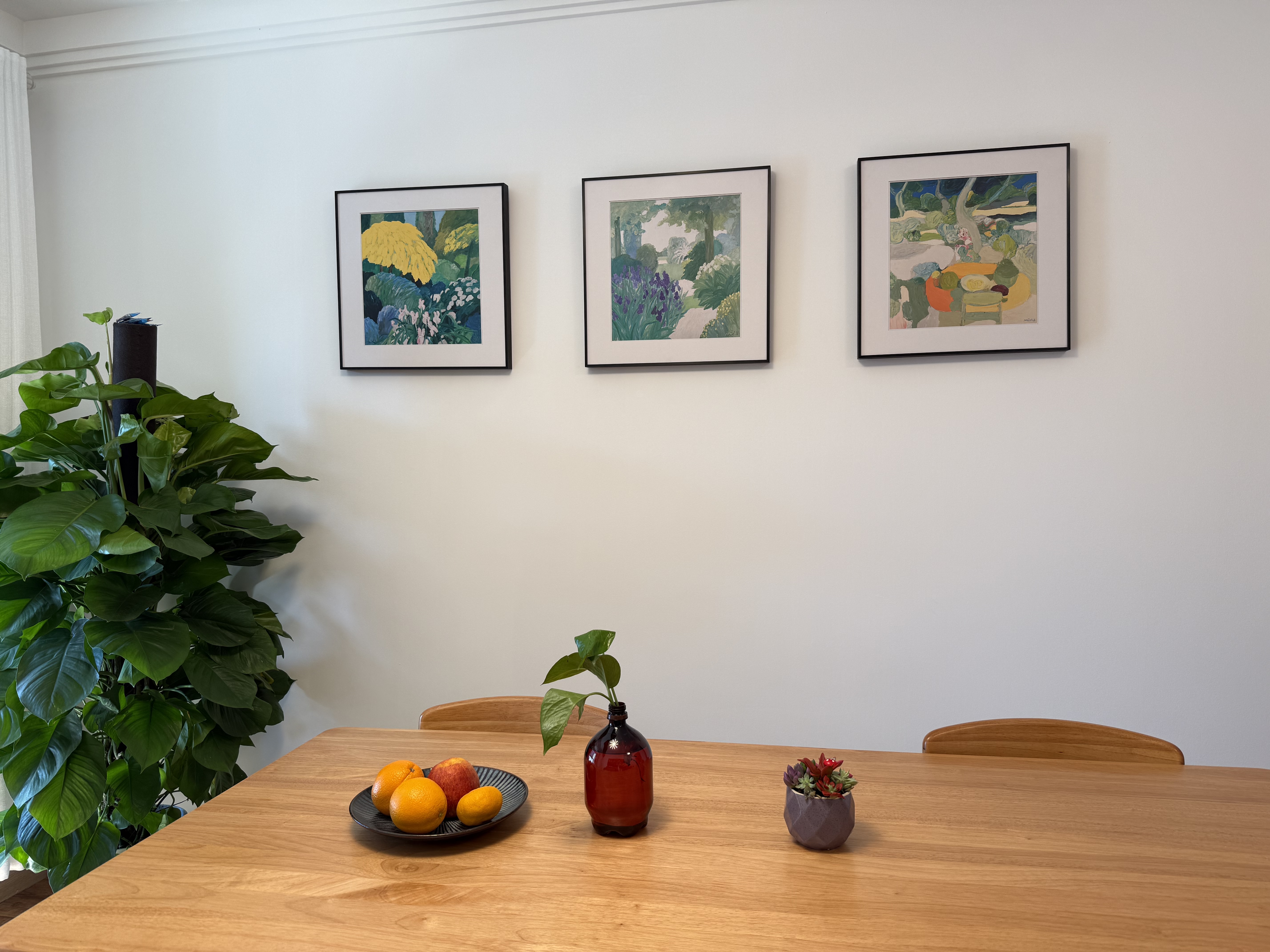 好久不见北欧风客厅装饰画抽象绿色风景餐厅挂画小众文艺简约小副方形壁画 实拍图