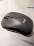 罗技（Logitech）M220 轻音鼠标 无线鼠标 办公鼠标 对称鼠标 带无线微型接收器 灰黑色 实拍图