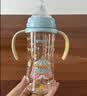 贝亲（Pigeon）防胀气 自然成长翻盖直饮吸管 大童奶瓶330ml 马戏团 18月+ AA279 实拍图