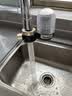 美的（Midea）水龙头过滤器家用厨房自来水净水器 活性炭12级精滤 可清洗 除氯除异味除垢 通用安装前置滤水器 1机1芯【可冲洗滤芯】活性炭增强版滤芯 实拍图