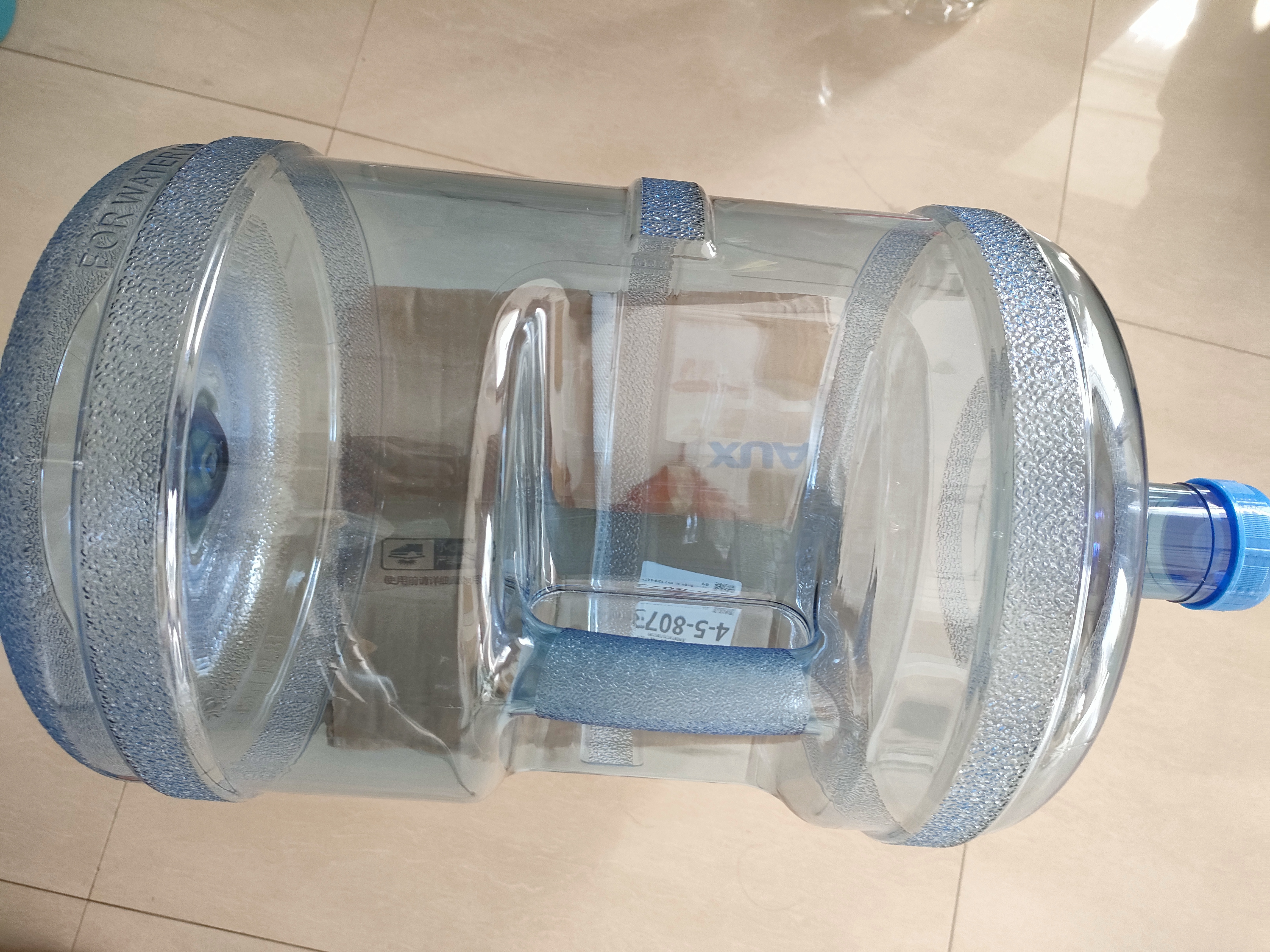 储水桶装水家用饮水机桶水手提式水桶储水带盖把手PC食品级 PC把手水桶1个18.9L 实拍图
