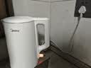 美的（Midea）电水壶电热水壶  家用烧水壶 双层防烫开水壶 304不锈钢一体无缝内胆 大功率烧水温 自动断电保护 1.5L 【一键开盖I无缝内胆】 实拍图