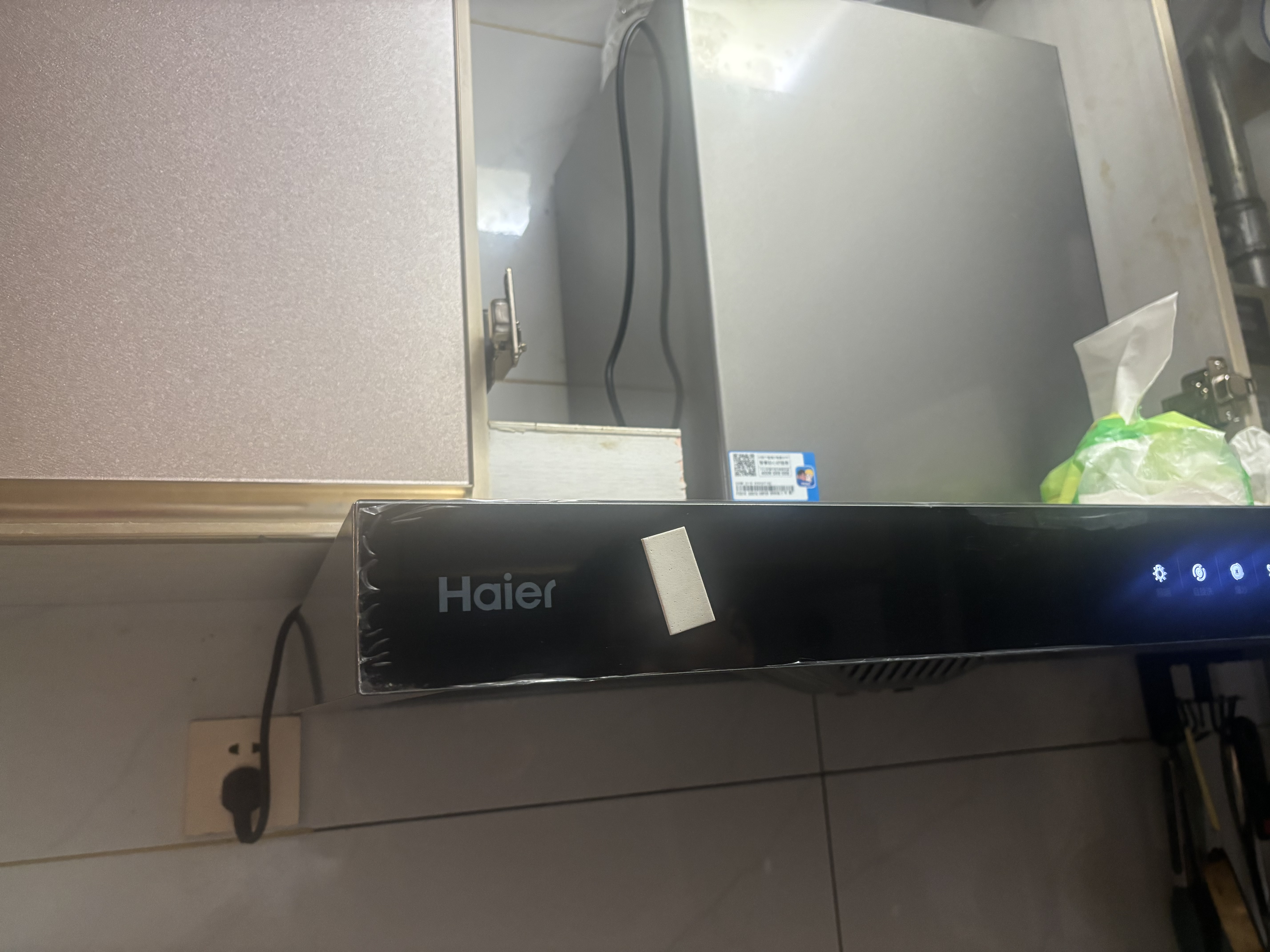 海尔（Haier）抽吸排油烟机顶吸欧式一级能效 免费上门安装 家用吸油烟机T3S 20风量大吸力自清洁以旧换新 实拍图