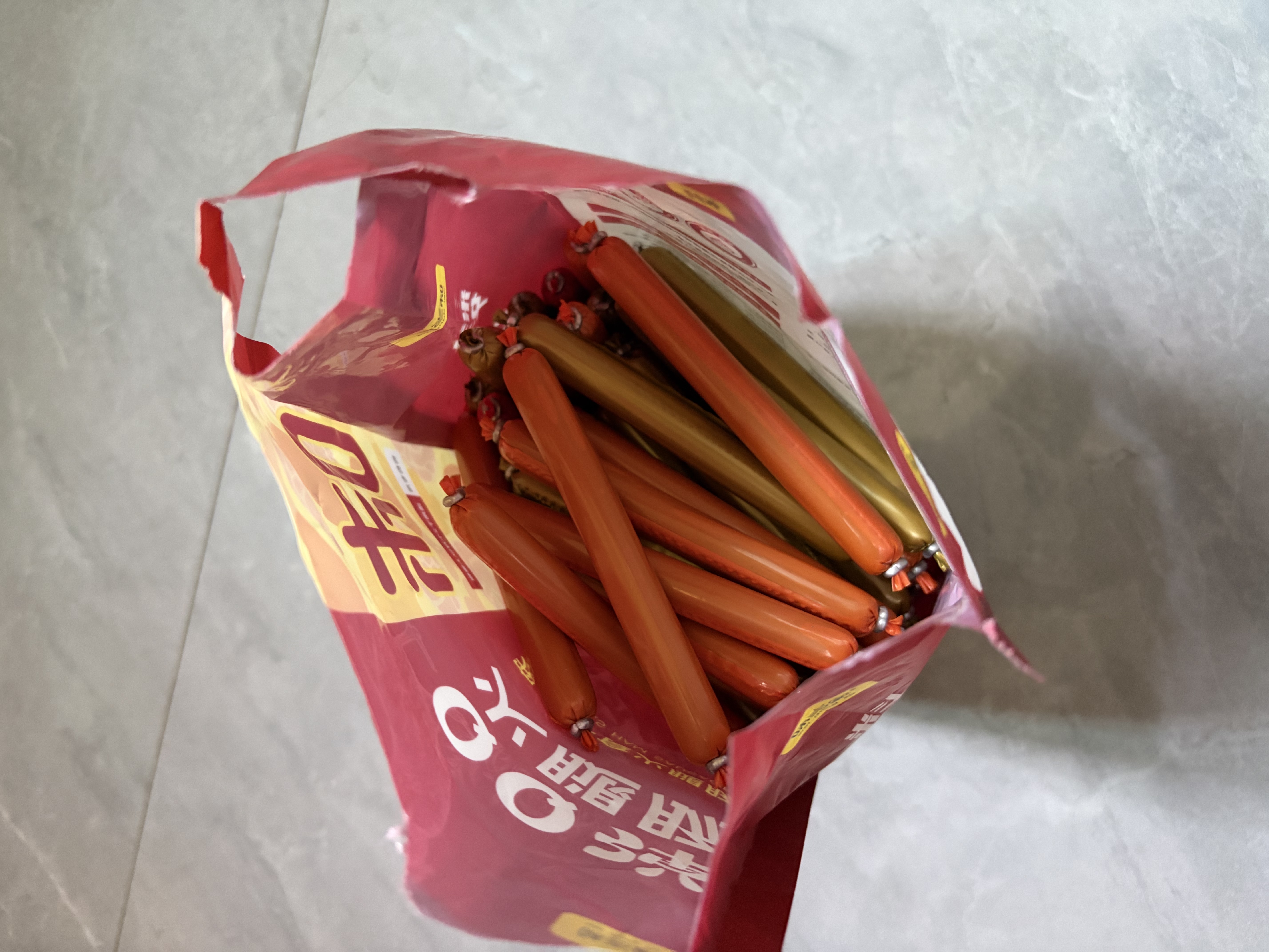 味当家狗狗零食火腿肠1500g成幼犬训练奖励混合口味拌狗粮宠物小狗零食 实拍图