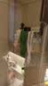 陶市吸盘毛巾挂架免打孔毛巾架浴室浴巾洗脸毛巾挂杆厕所卫生间置物架 实拍图