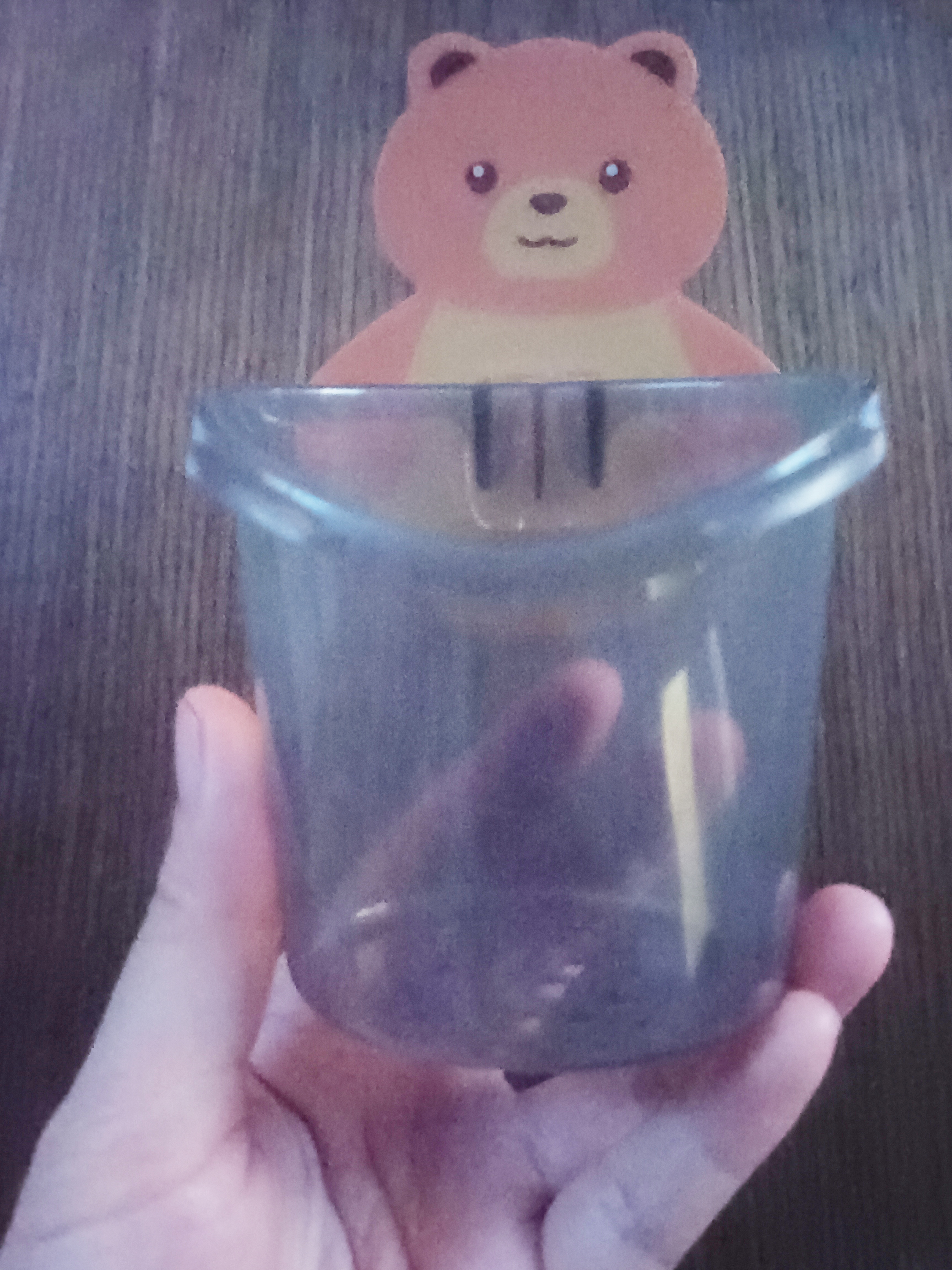 【京东物流】电动牙刷剃须刀收纳卫生间厕所厨房滤水收纳架小熊可爱卡通 灰色-1个装 实拍图
