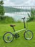大行（DAHON）D6折叠自行车20英寸6速成人休闲单车 KBC061 青草绿 20英寸 实拍图