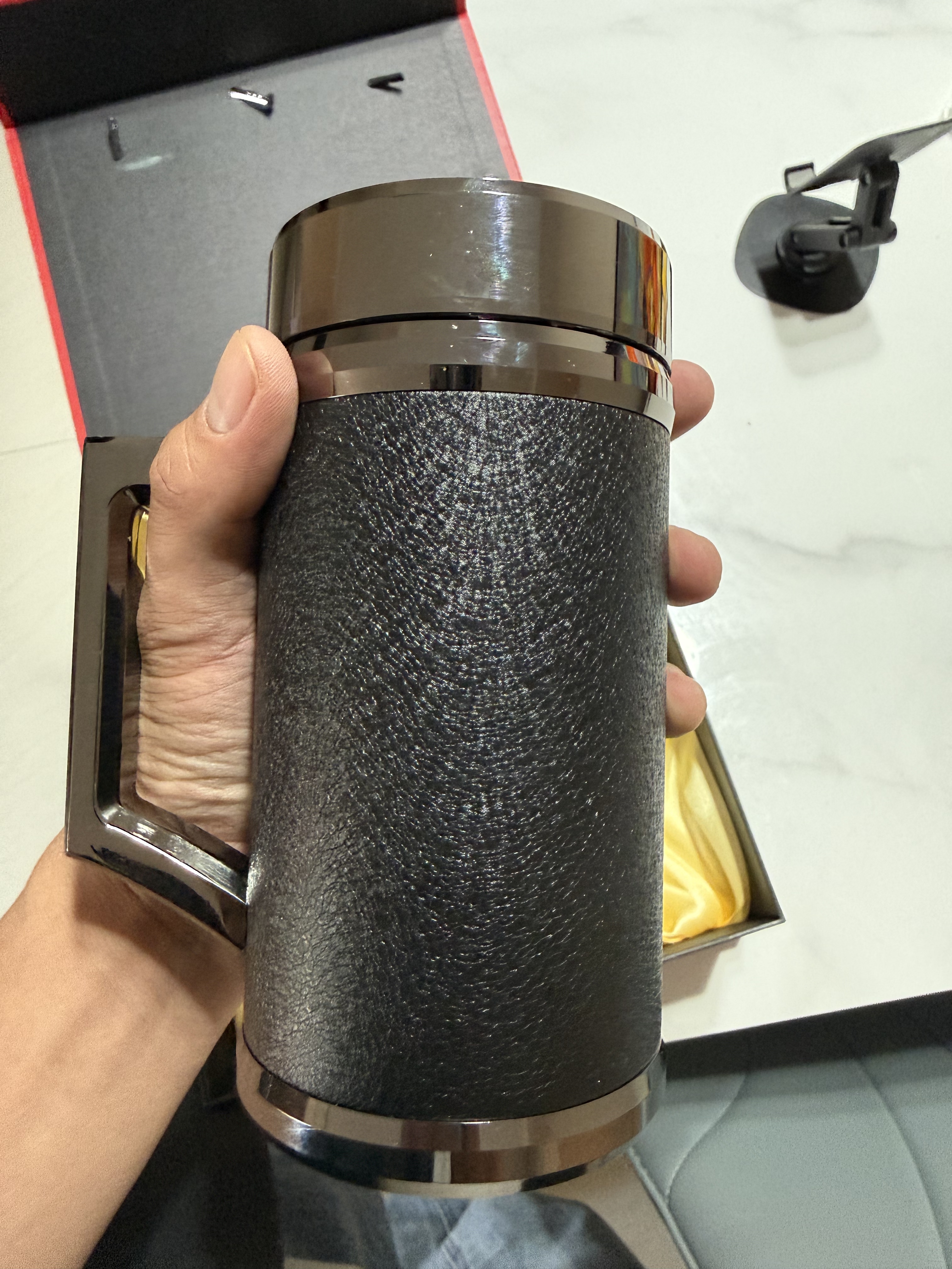 繁季紫砂内胆保温杯泡茶水杯生日礼物男士商务送父亲老师长辈伴手礼 实拍图