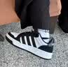 adidas ENTRAP美式校园风运动鞋少年感复古篮球风板鞋阿迪达斯   白色/黑色（JQ3924）   42 实拍图