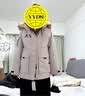 骆驼（CAMEL）女装户外极寒派克工装毛领情侣款羽绒服保暖加厚中长款外套 实拍图