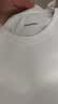 JEANSWEST LIFE真维斯长袖t恤男潮春秋纯棉白色打底衫学生宽松圆领纯色内搭上衣A 实拍图