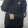 阿迪达斯（adidas）外套女装2026秋季新款运动服梭织透气连帽休闲上衣防风夹克棒球服 H07842黑色/梭织 L 推荐120-130斤 实拍图