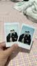 INSTAX富士instax立拍立得 mini相纸 白边双包20张+闪闪星钻边框贴 实拍图