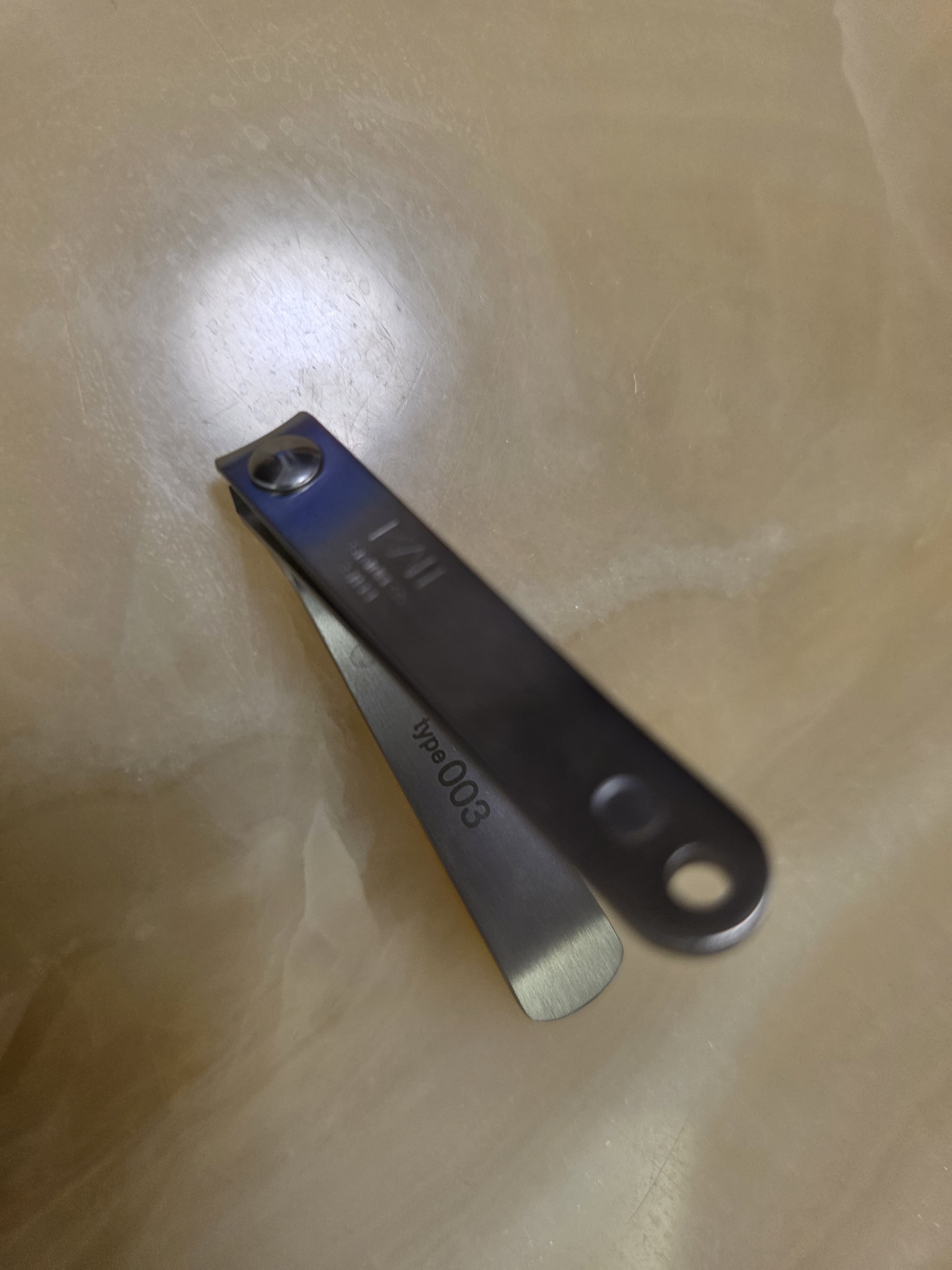 貝印（KAI）进口精工003系列全钢指甲钳刀剪单把（指甲屑防飞溅）S 实拍图