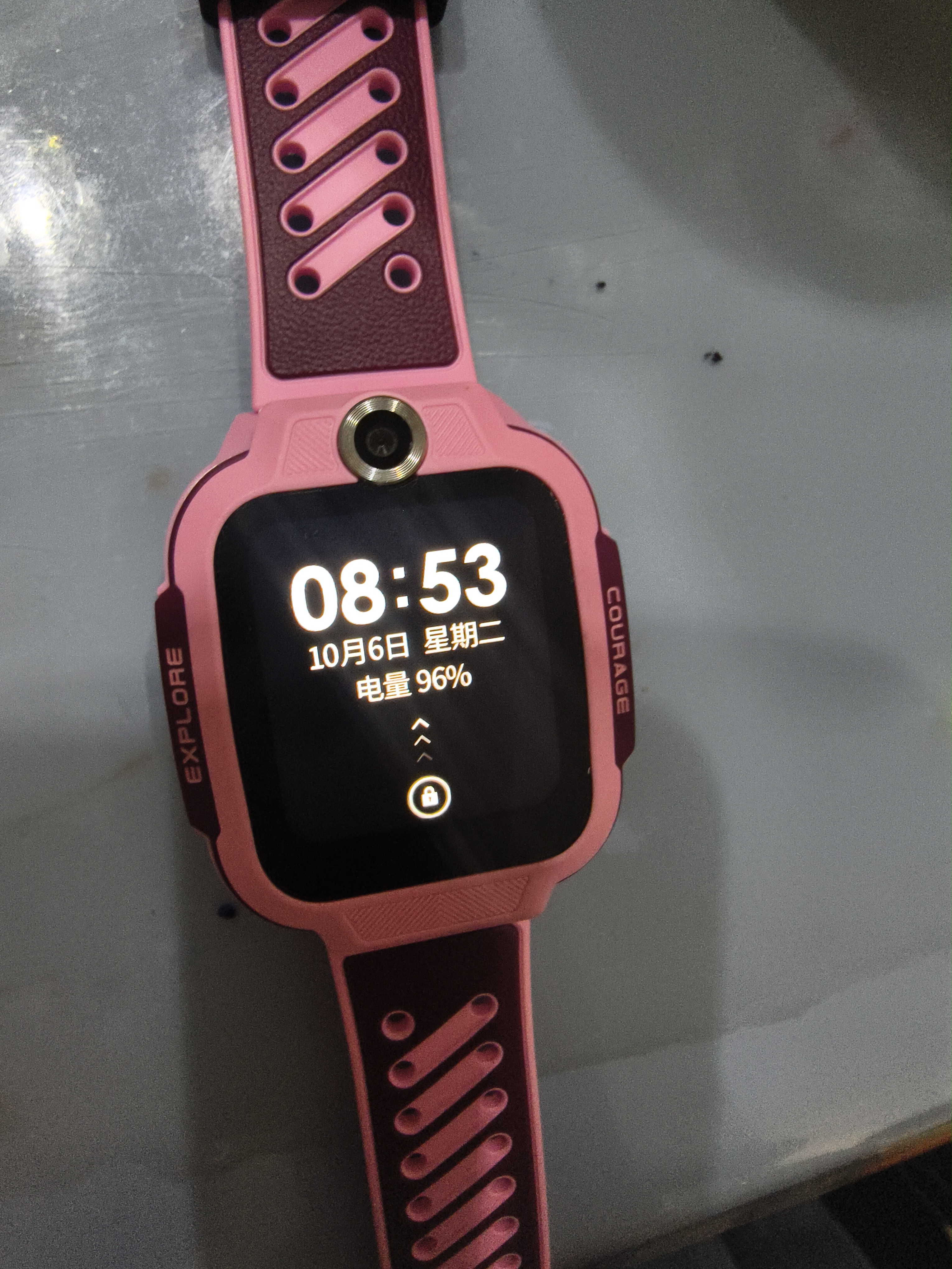 小天才儿童电话手表Q3/Q3A/D6e 官方旗舰视频通话GPS定位可插卡儿童运动防水手表q3a q3 d6e智能学生手表 D6e 樱花粉 【新品】 实拍图