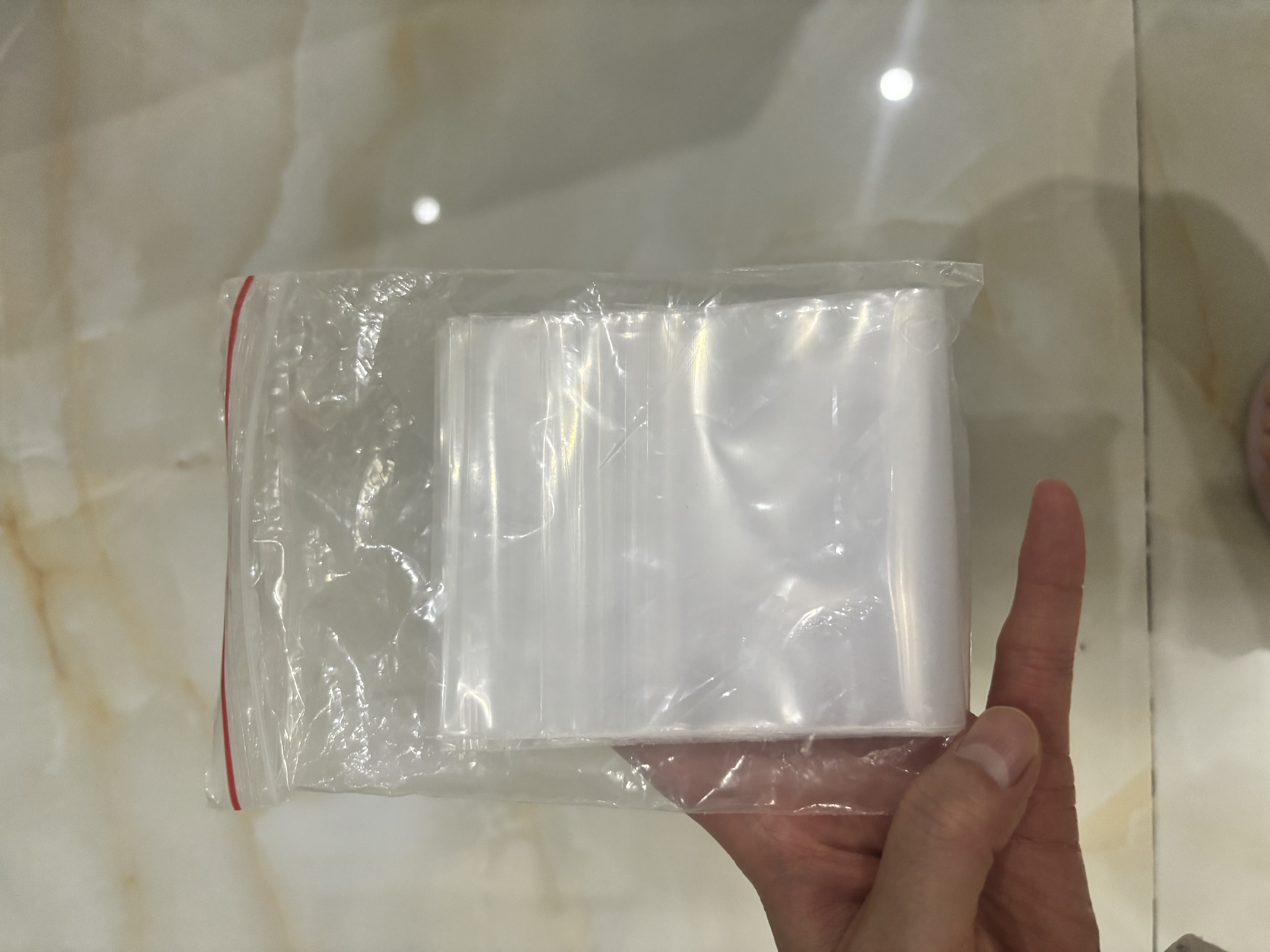 登比手机防水袋一次性加厚自封袋防尘袋可触屏透明手机保护套密封袋 实拍图