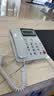 中诺摇头办公室坐式固定电话机家用有线固话座机式免电池来电显示商务办公免提W529白色 实拍图