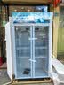 新飞 （Frestec）288L展示柜冷藏保鲜柜酒水饮料冰柜单门冷藏柜酒店冷藏保鲜柜超市直冷玻璃门风冷无霜立式冷柜蓝白 实拍图