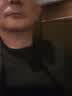 恒源祥可机洗纯羊毛衫背心男士V领马甲精纺羊毛针织坎肩 黑色 180  实拍图