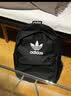 adidas休闲日常通勤运动双肩背包学生书包开学男女阿迪达斯三叶草   黑色/白   NS(均码) 实拍图